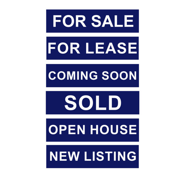 Real Estate Rider Signs 36x6 Thumbnail