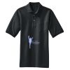 Heavyweight Cotton Pique Polo with Pocket Thumbnail